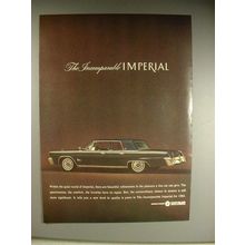 1964 Chrysler Imperial Car Ad - Incomparable