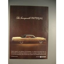 1964 Chrysler Imperial Car Ad - Incomparable!