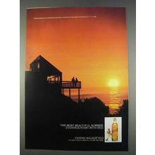 1982 Johnnie Walker Red Label Scotch Ad - Summer