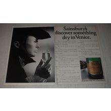 1989 Sainsbury's Prosecco Ad - Sainsbury's discover something dry in Venice