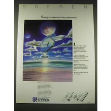 1989 Safren Shipping Ad - Safren Striving to make each day a new world