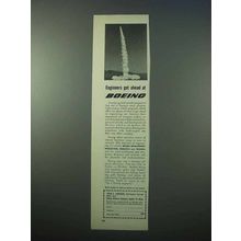 1953 Boeing Aviation Ad - Engineers Get Ahead