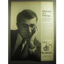 1959 Prince Matchabelli Wind Song Perfume Ad - Aftermath of a message