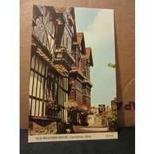 OLD WEAVERS HOUSE, CANTERBURY, KENT .unused postcard =