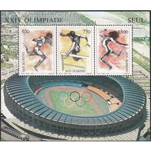 San Marino 1988 Michel Bloc Feuillet 11 Neuf ** Cote (2006) 3.20 Euro Seoul