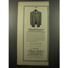 1950 Brooks Brothers Suit Ad - has: individuality.. good taste