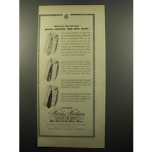 1950 Brooks Brothers Shirts Ad - There is no finer gift than Brooks Brothers'