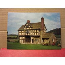 GATEHOUSE, STOKESAY CASTLE, SHROPSHIRE. unused postcard =