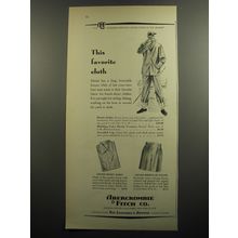1952 Abercrombie & Fitch Ad - Denim Jacket, Trousers, Sport Shirt, Shorts