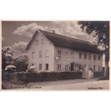 AlpenBlick Haus Ulrich Antique Swiss Hotel Postcard
