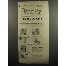 1953 Houbigant Perfume Ad - Chantilly, Quelques Fleurs and Le Parum Ideal