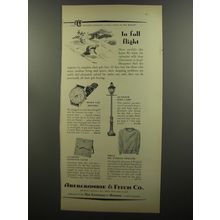 1953 Abercrombie & Fitch Ad - Auto-Graph Watch; Outdoor Post Lamp