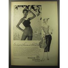 1953 Bergdorf Goodman Fashion Advertisement - Exclusive Summer stand-ins