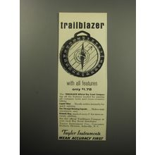 1967 Taylor Trailblazer Compass Ad - Trailblazer with all features only $1.75