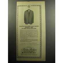 1957 Brooks Brothers Clothing Advertisement