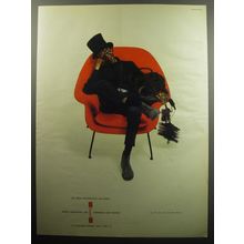 1957 Knoll No. 70 Chair Advertisement - Eero Saarinen, photo by Herbert Matter
