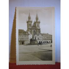 THE OLD TOWN SQUARE, PRAGUE, CZECK REPUBLIC unused poscard =