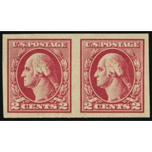 532, Mint NH 2¢ - Superb GEM Imperforate Pair - Stuart Katz