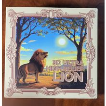 1 Oz Silver Collectible 2025 3D Ultra High Relief Lion Serial # 105 Of 300