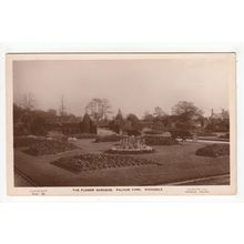The Flower Gardens Falinge Park Rochdale Postcard RP Lancashire Lilywhite