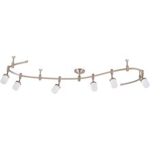 Catalina Lighting 96" 6-Light Integrated LED Flex Track Spotlight Ceiling Light,