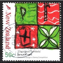 NEW ZEALAND 2007: CHRISTMAS - 50c USED (G2)