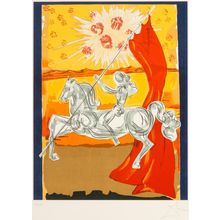Salvador Dali (1904-1989). Wilfred of Ivanoe, from Ivanhoe, 1978 Poster Canvas M