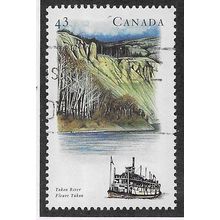 CAN 1993 43c 'RIVERS- YUKON' (3RD SERIES) FINE USED (EBID71-249)