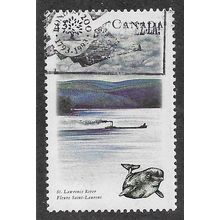 CAN 1993 43c 'RIVERS- ST LAWRENCE RIVER' (3RD SERIES) FINE USED (EBID71-269)