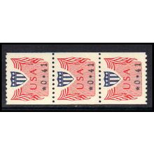 CVP31 41c Shield Very Fine MNH Dry Gum Strip of 3 PA5228