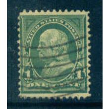 Used 279 1c Benjamin Franklin Average Plus M04483