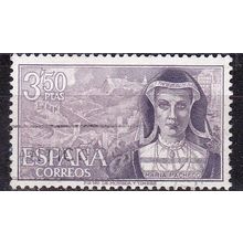 SPAIN 1968 FAMOUS WOMEN 3.50 pta USED SG1924