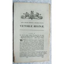 1854 Act of Parliament: speedy business High Court