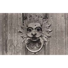 Durham Cathedral The Sanctuary Knocker Real Photo Postcard