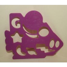 1991 McDonalds Stencils & Crayons Grimace Space Ship Stencil