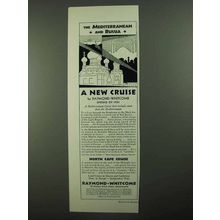 1931 Raymond-Whitcomb Cruise Ad - Mediterranean Russia
