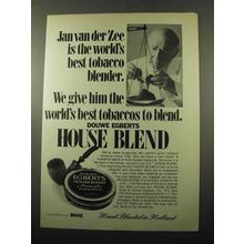 1969 Douwe Egberts House Blend Tobacco Ad