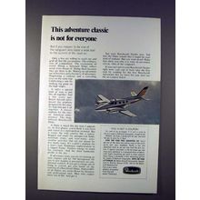 1973 Beechcraft Duke Plane Ad - Adventure Classic