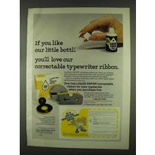 1978 Liquid Paper Ad - If You Like Our Bottle