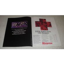 1986 Pfizer Minipress Ad - The Lipid Effects of Thiazide Diuretics