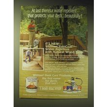1989 Wolman Deck Care Products Ad - At last