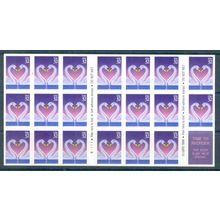 3123a 32c Love Very Fine MNH Pane/20 P# B1111 L00992 (6)