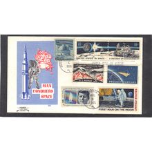 Event Colonial Cachet Man Conquers Space Multiple Stamps/7 (Cachet-U/A) CV00927
