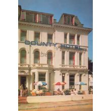 County Hotel Belgrave Road Torquay Devon Postcard