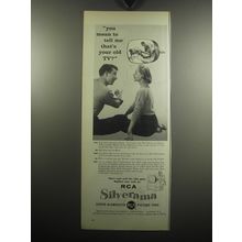 1957 RCA Silverama Picture Tube Ad - You mean to tell me that's our old TV