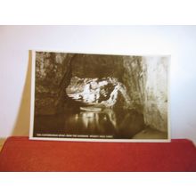 SUBTERRANEAN RIVER, WOOKEY HOLE CAVE, SOMERSET unused postcard RP =