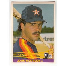 1984 Donruss baseball card 380 John Mizerock RC - Astros