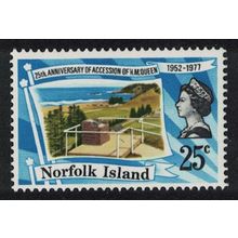 Norfolk Royal Silver Jubilee 1977 MNH SG#196 Sc#218