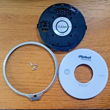 iRobot Roomba Replacement Central Button Assembly with Faceplate & Ring.