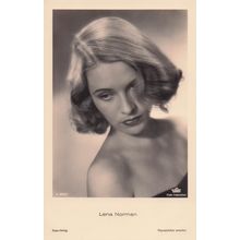 Lena Norman Berlin Germany Film Actress Old RPC Postcard